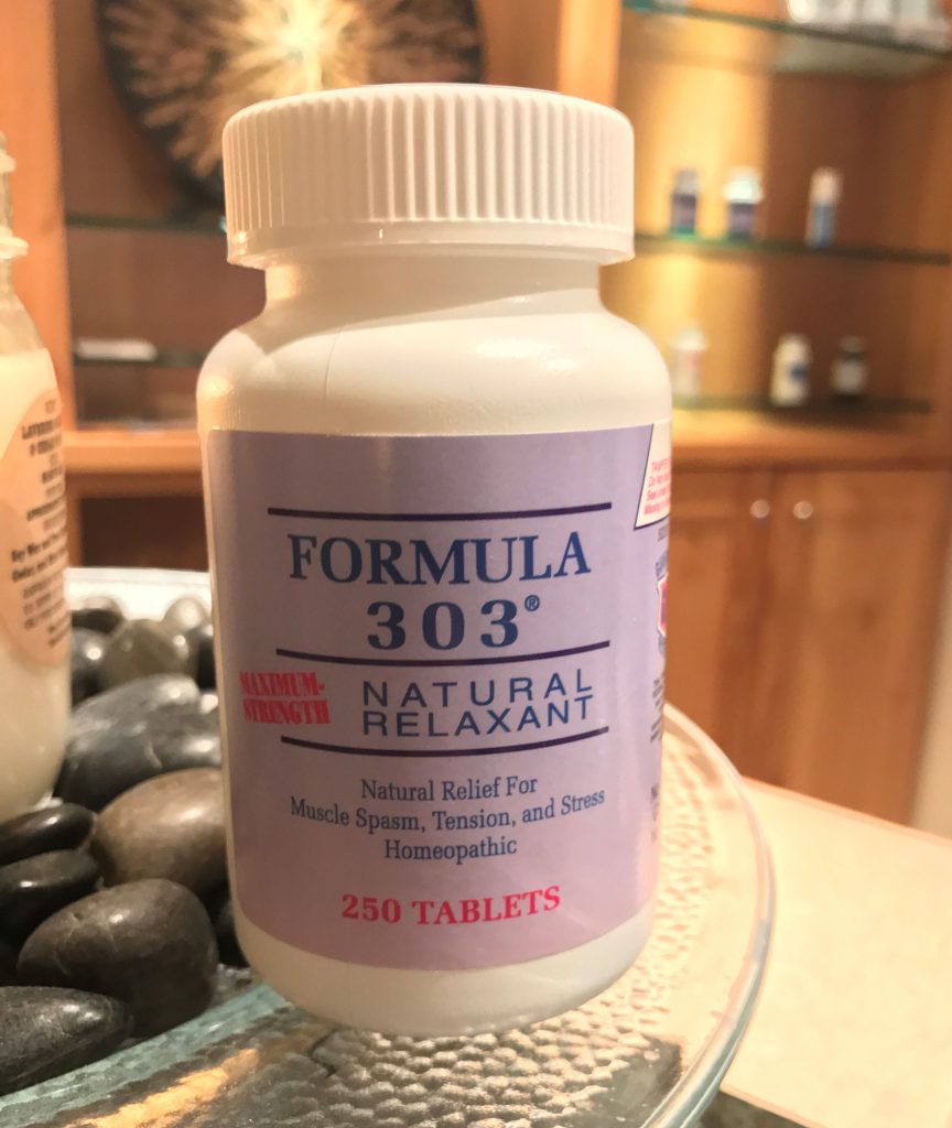 Formula 303 AllNatural Muscle Relaxant at Auth Chiropractic & Vitality